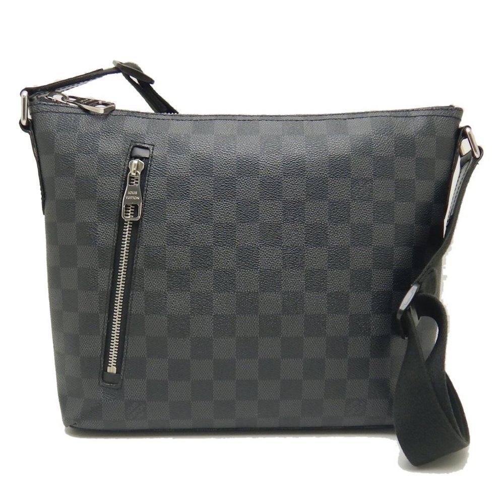 Louis Vuitton Damier Graphite Mick PM Shoulder Bag Noir